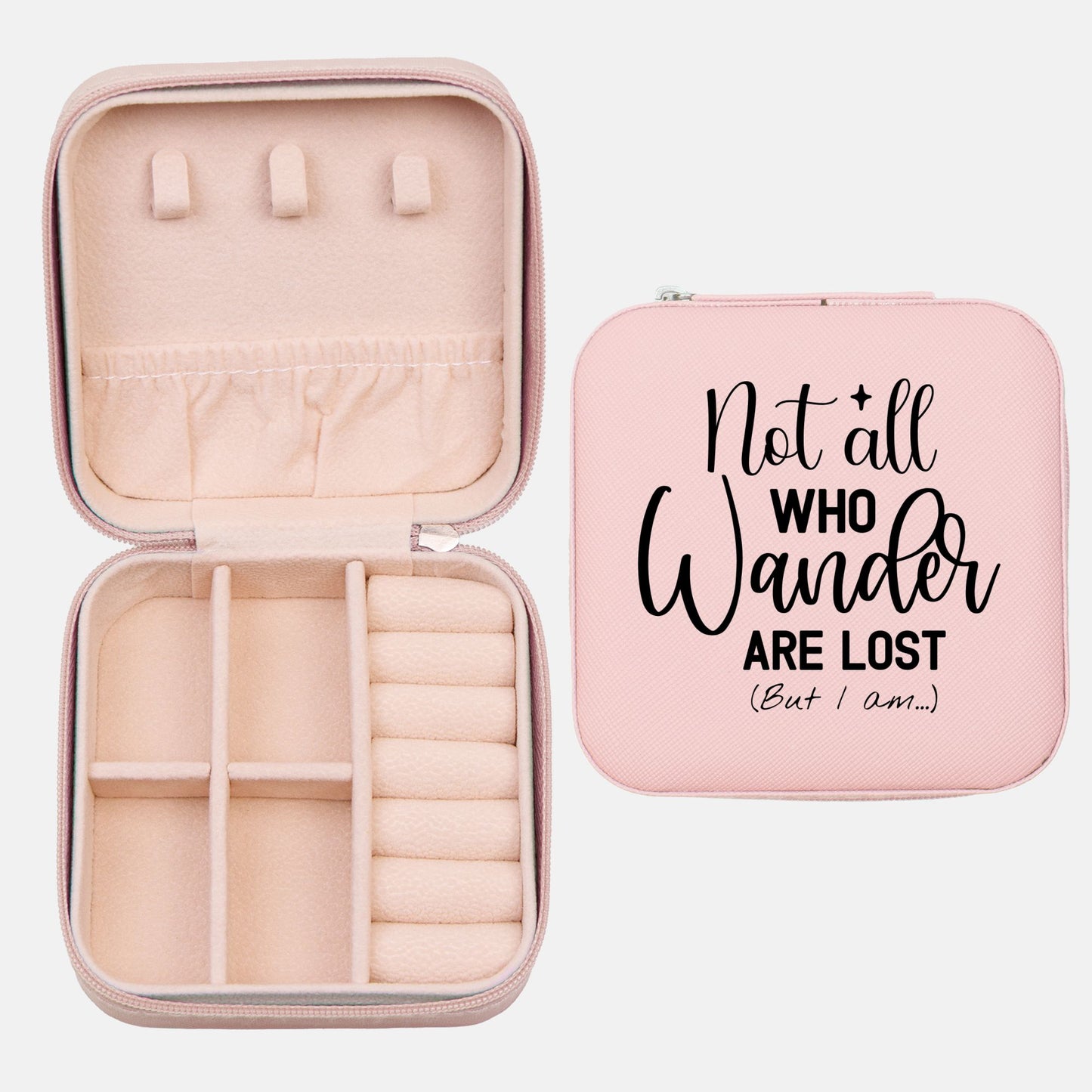 Not all who wander Jewelry Travel Case