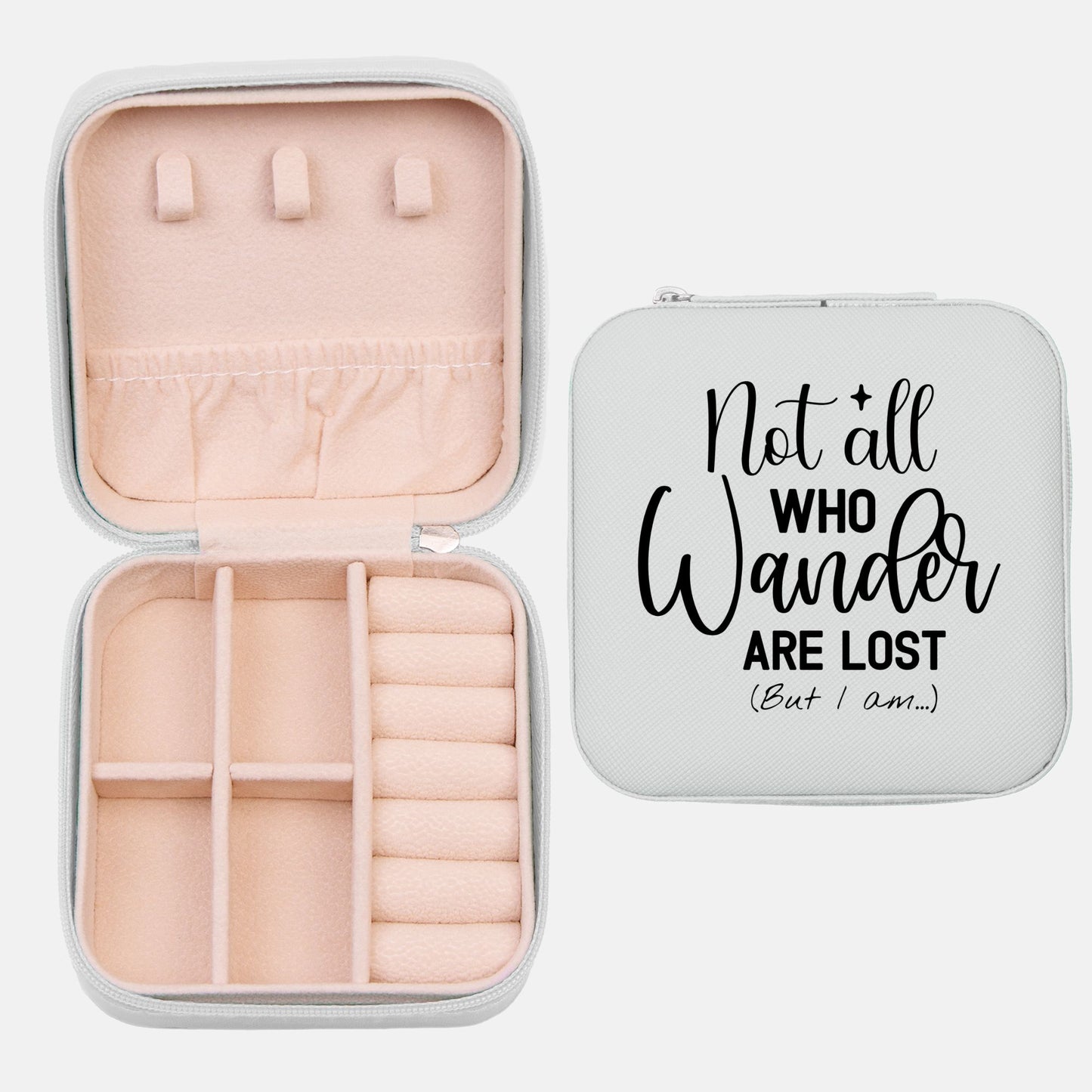 Not all who wander Jewelry Travel Case